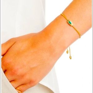 Monica Vinader Baja Deco 18k yellow gold bracelet